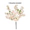 Jade Cream Blush Pink Silk Cherry Blossom Flower Branches Set of 3 Pack 40''